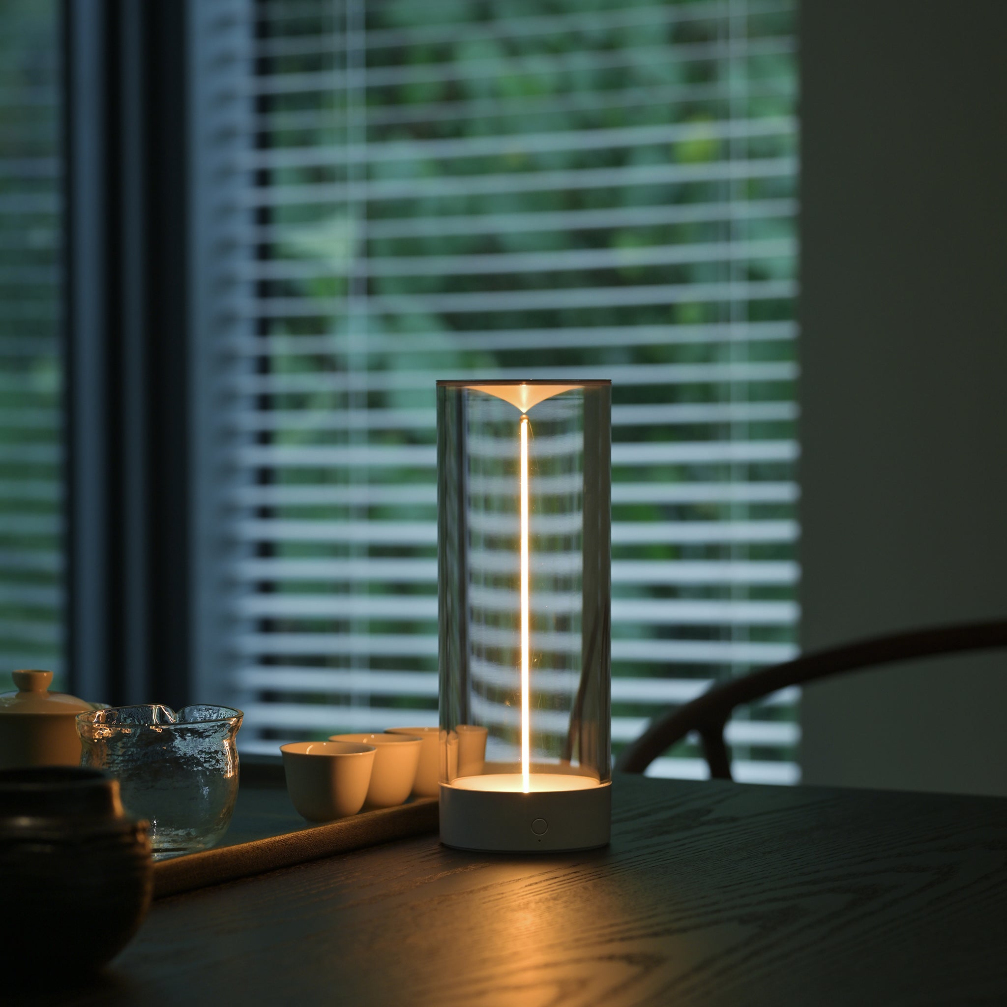 Auge Light Cordless Table Lamps 12.76 in Modern Table Lamp 3 - Level Dimming Night Lights - Auge Light
