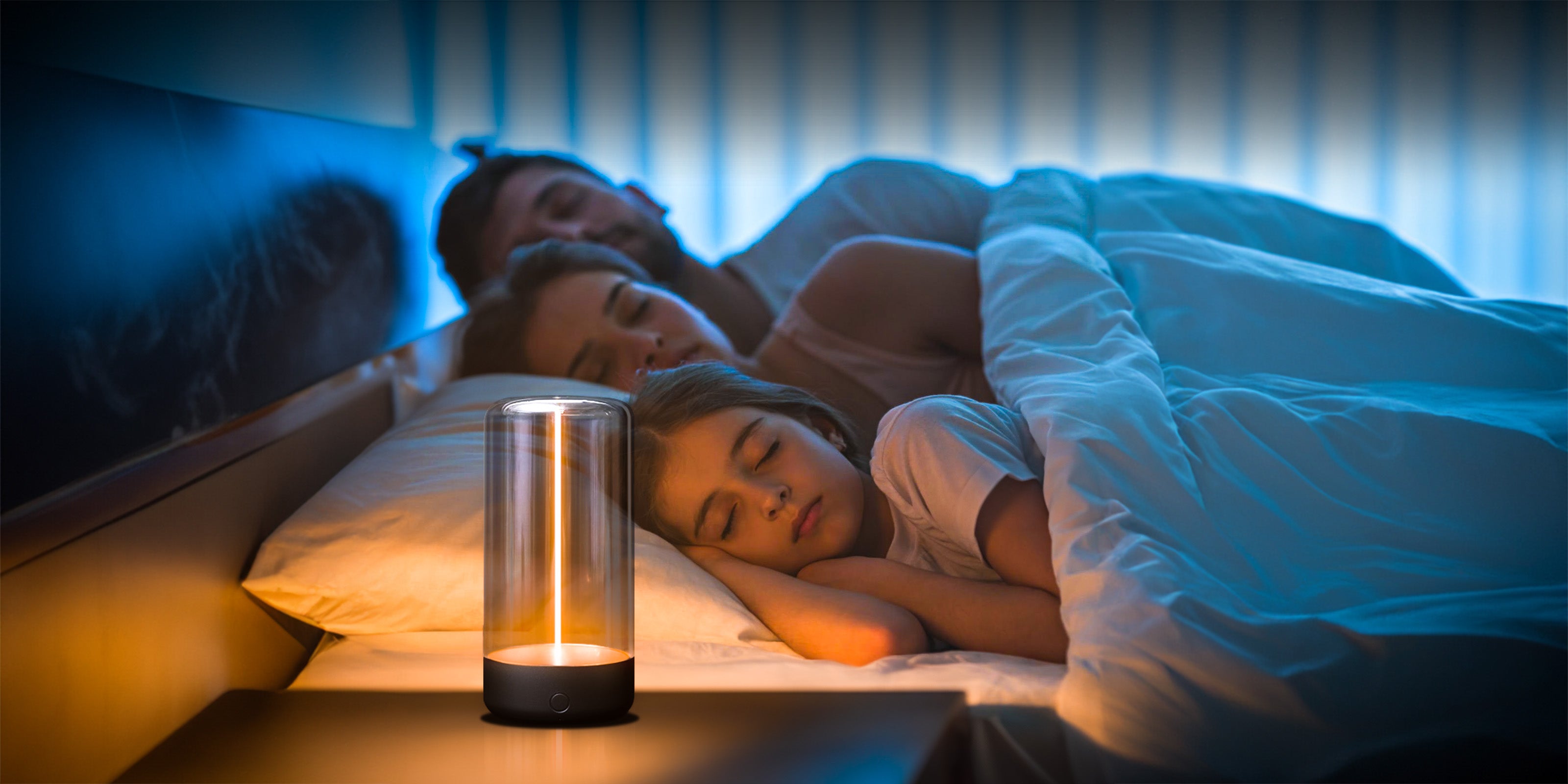 auge lights modern bedside table lamps provide a warm glow and can dimmed to your liking.